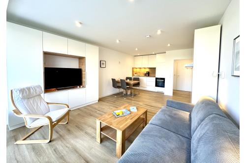 Langeoog Ferienwohnung Kiebitzregenpfeifer - Wohn-/Schlafbereich