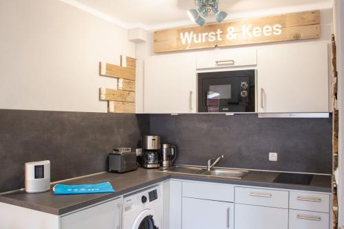 Langeoog Ferienwohnung Kleen Füürtoorn - Küche