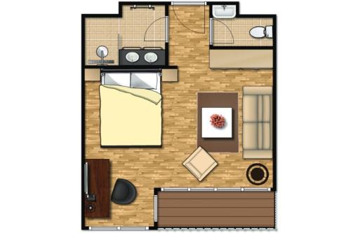 Langeoog Hotel Logierhus Langeoog****superior - 107 - Grundriss