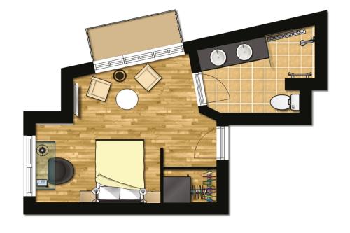 Langeoog Hotel Logierhus Langeoog****superior - 203 - Grundriss