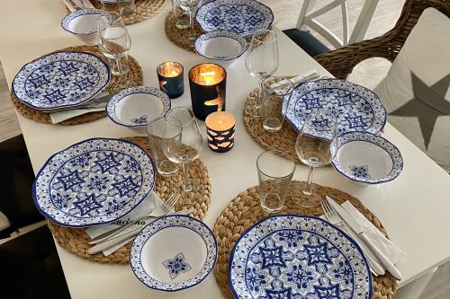 Langeoog Ferienwohnung Us Langeoog - Loog 53°N - Essbereich