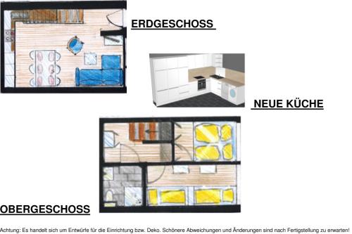 Langeoog Ferienwohnung Us Langeoog - Loog 53°N - Grundriss
