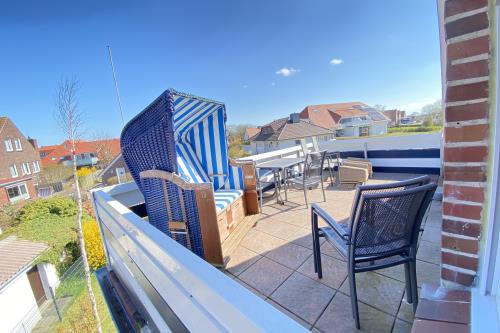 Langeoog Ferienwohnung Haus Lüke Dirks - Lütje Lüke - Dachterrasse