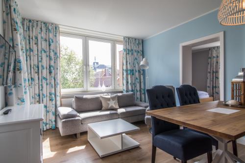 Langeoog Ferienwohnung Gästehaus Luv un Lee - 4er-Appartment Typ 3 - Ausstattung 1