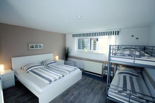 Langeoog Ferienwohnung Us Langeoog - Meertied - Schlafzimmer