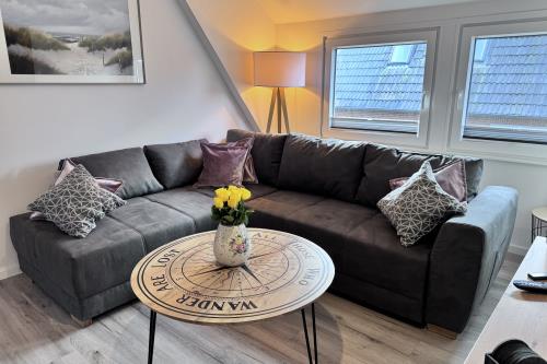 Langeoog Ferienwohnung Mooi Leev - Wohnzimmer