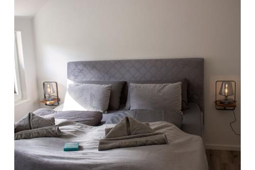 Langeoog Ferienwohnung Mooi Leev - Schlafzimmer