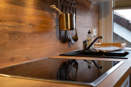 Langeoog Ferienwohnung Muschelsöker - KREBS & KRABBE - Küche KREBS