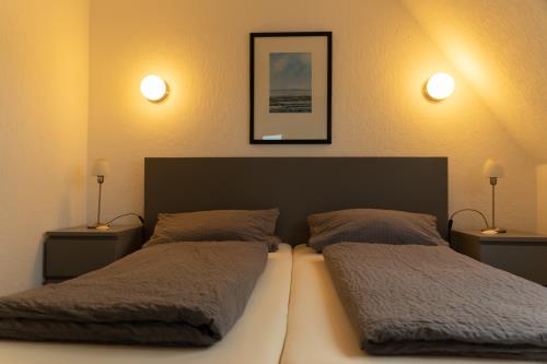 Langeoog Ferienwohnung Muschelsöker - KREBS & KRABBE - Schlafzimmer KRABBE