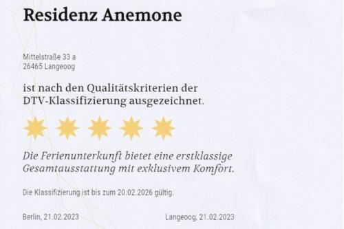 Langeoog Ferienhaus Residenz Anemone F*****