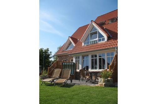 Langeoog Ferienhaus Residenz Otzum FH***** - Mero - Haus Mero - Terrasse
