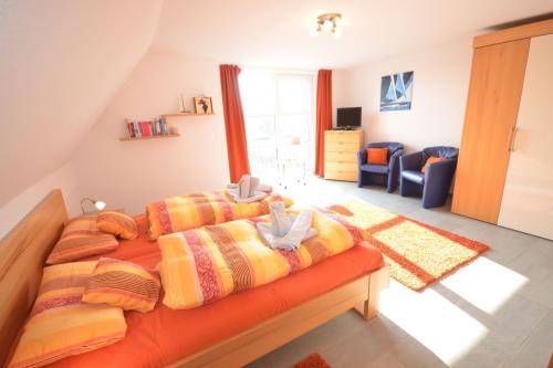 Langeoog Ferienhaus Residenz Süderdünenring FH***** - Lubina - Haus Lubina - Doppelschlafzimmer, 1.OG