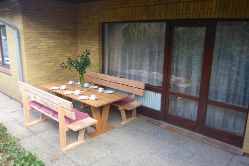 Langeoog Ferienhaus Schimmelreiter - Überdachte süd/west Terrasse