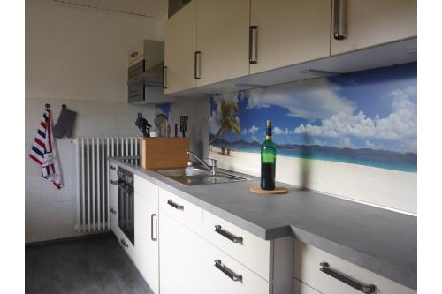 Langeoog Ferienhaus Schimmelreiter - Küche mit Allem was man braucht