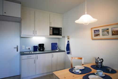 Langeoog Ferienwohnung Us Langeoog - Strandburg - Küchenzeile