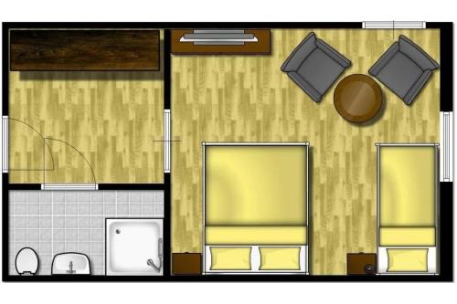 Langeoog Hotel Strandhotel Achtert Diek - 23 - Grundriss