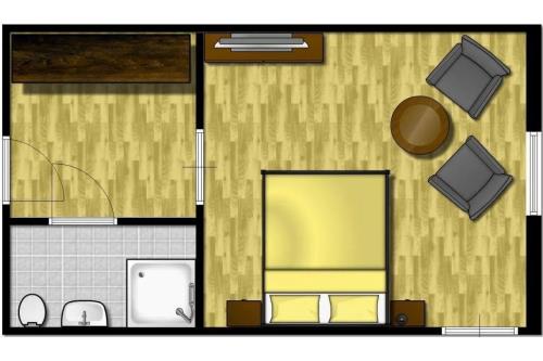 Langeoog Hotel Strandhotel Achtert Diek - 41 - Grundriss