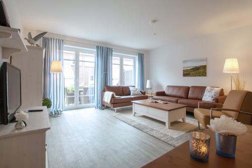 Langeoog Ferienhaus Strandvillen Langeoog - Hus in Lee - Hus in Lee, EG: Wohnbereich