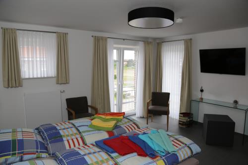 Langeoog Ferienhaus Strandvillen Langeoog - I - SVL I: Elternschlafzimmer, 1. OG