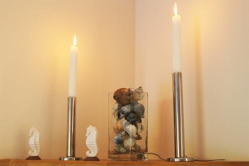 Langeoog Ferienhaus Strandvillen Langeoog - II - SVL II: Essbereich beim Candle Light, EG