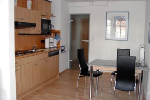 Langeoog Ferienwohnung Strandvogt Langeoog - Essbereich mit Küche