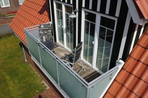 Langeoog Ferienwohnung Süderloog - Abelius - Balkon