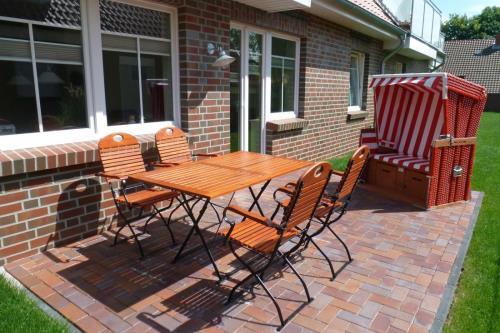 Langeoog Ferienwohnung Süderloog - Hans Lüken - Terrasse
