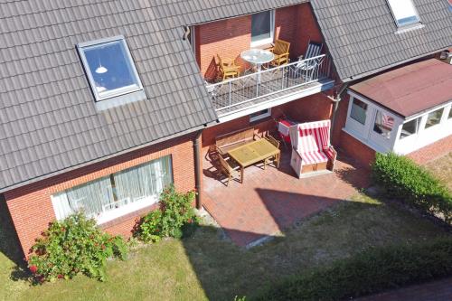 Langeoog Ferienwohnung Süderloog - Jonathan - Balkon