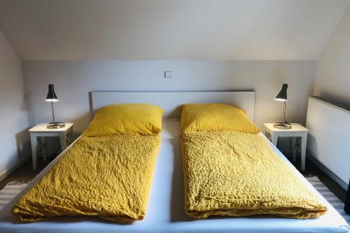 Langeoog Ferienwohnung Us Langeoog - Am Wall - Ferienhaus Renner - Ferienhaus Schlafzimmer 1