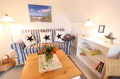 Langeoog Ferienwohnung Us Langeoog - Am Wall - Fewo Clas OG - Ferienwohnung Clas / OG Wohnzimmer