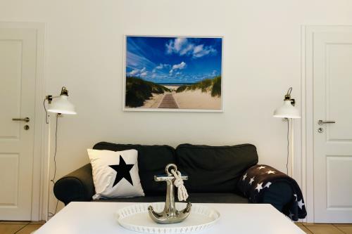 Langeoog Ferienwohnung Us Langeoog - Am Wall - Fewo Nele EG - Ferienwohnung Nele / EG Wohnzimmer