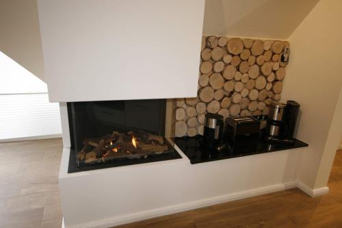 Langeoog Ferienwohnung Us Langeoog - Die Villa Flinthörn - 5 - Flinthörn 5 Kamin