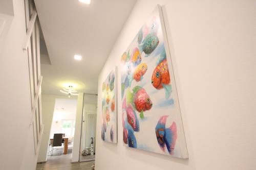 Langeoog Ferienwohnung Us Langeoog - Haus Stefanie - Stefanie 1 - Flur mit Blick zum Esszimmer