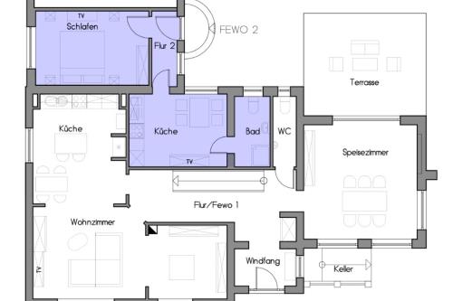 Langeoog Ferienwohnung Us Langeoog - Haus Stefanie - Stefanie 2 - Haus Stefanie