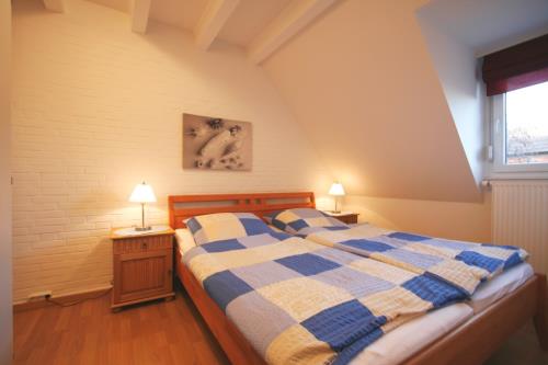 Langeoog Ferienhaus Us Langeoog - Strandnest - Strandnest Schlafzimmer Eltern