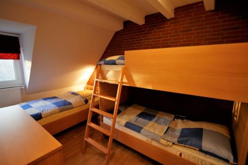 Langeoog Ferienhaus Us Langeoog - Strandnest - Strandnest Schlafzimmer Kind