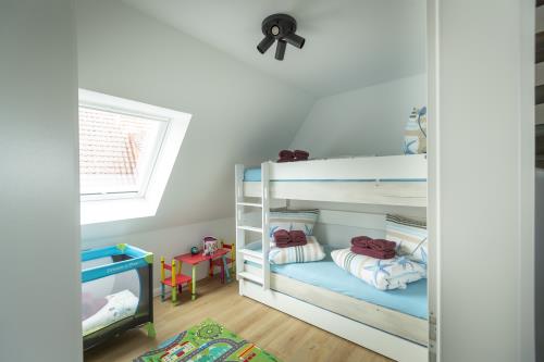 Langeoog Ferienhaus Villa Hafenkieker - SZ 3 mit Etagen- und Ausziehbett