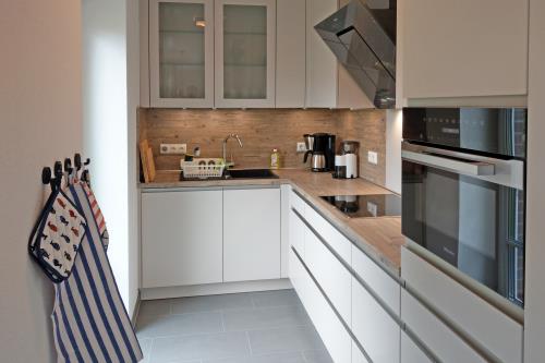 Langeoog Ferienhaus Captain&#39;s Langeoog - EG: Küchenblick