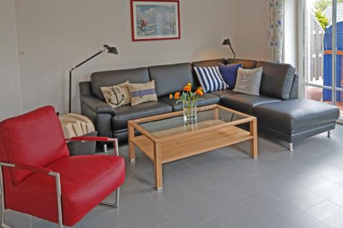 Langeoog Ferienhaus Captain&#39;s Langeoog - EG: Sitzgruppe