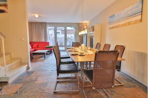 Langeoog Ferienwohnung Dünenschatz - Essbereich