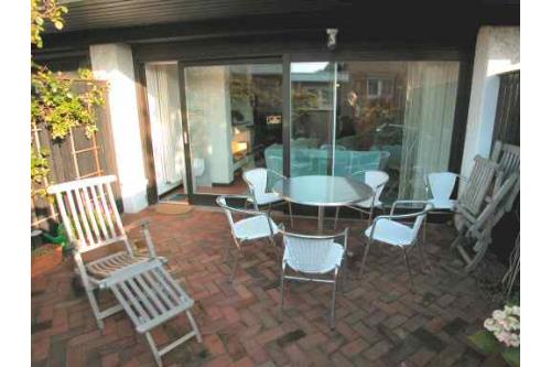 Langeoog Ferienhaus Schäfer - Terrasse Süd-West-Ausrichtung