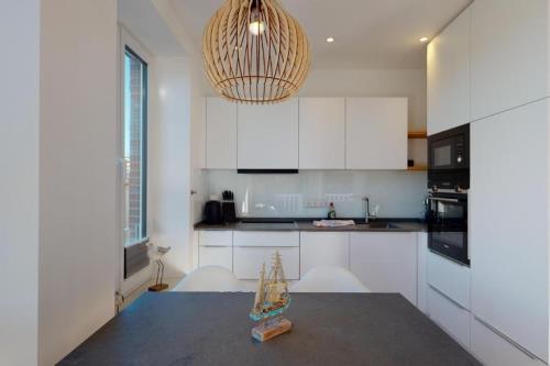 Langeoog Ferienwohnung Kapitänshaus Thule - Ankerplatz - Küche