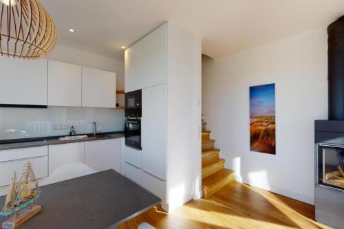 Langeoog Ferienwohnung Kapitänshaus Thule - Ankerplatz - Wohnzimmer / Küche