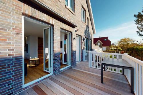 Langeoog Ferienwohnung Kapitänshaus Thule - Ankerplatz - Terasse