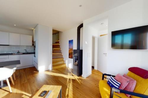 Langeoog Ferienwohnung Kapitänshaus Thule - Ankerplatz - Wohnzimmer