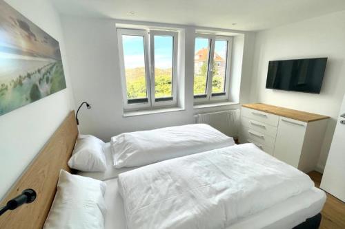 Langeoog Ferienwohnung Kapitänshaus Thule - Ankerplatz - Schlafzimmer 1