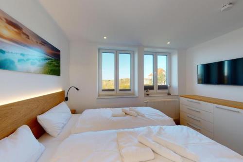 Langeoog Ferienwohnung Kapitänshaus Thule - Ankerplatz - Schlafzimmer 1