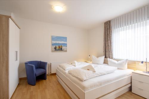 Langeoog Ferienwohnung Das Künstlerhaus - Palette EG - Schlafzimmer 2