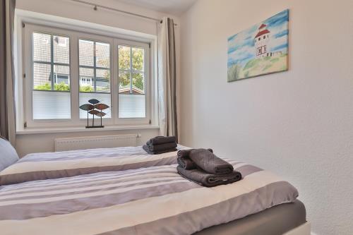 Langeoog Ferienwohnung Vermietung am Meer – Haus Dünenblume - Haus Dünenblume - Wohnung 1 - Schlafzimmer 2