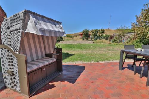 Langeoog Ferienwohnung Vermietung am Meer – Haus Dünenblume - Haus Dünenblume - Wohnung 1 - Terrasse